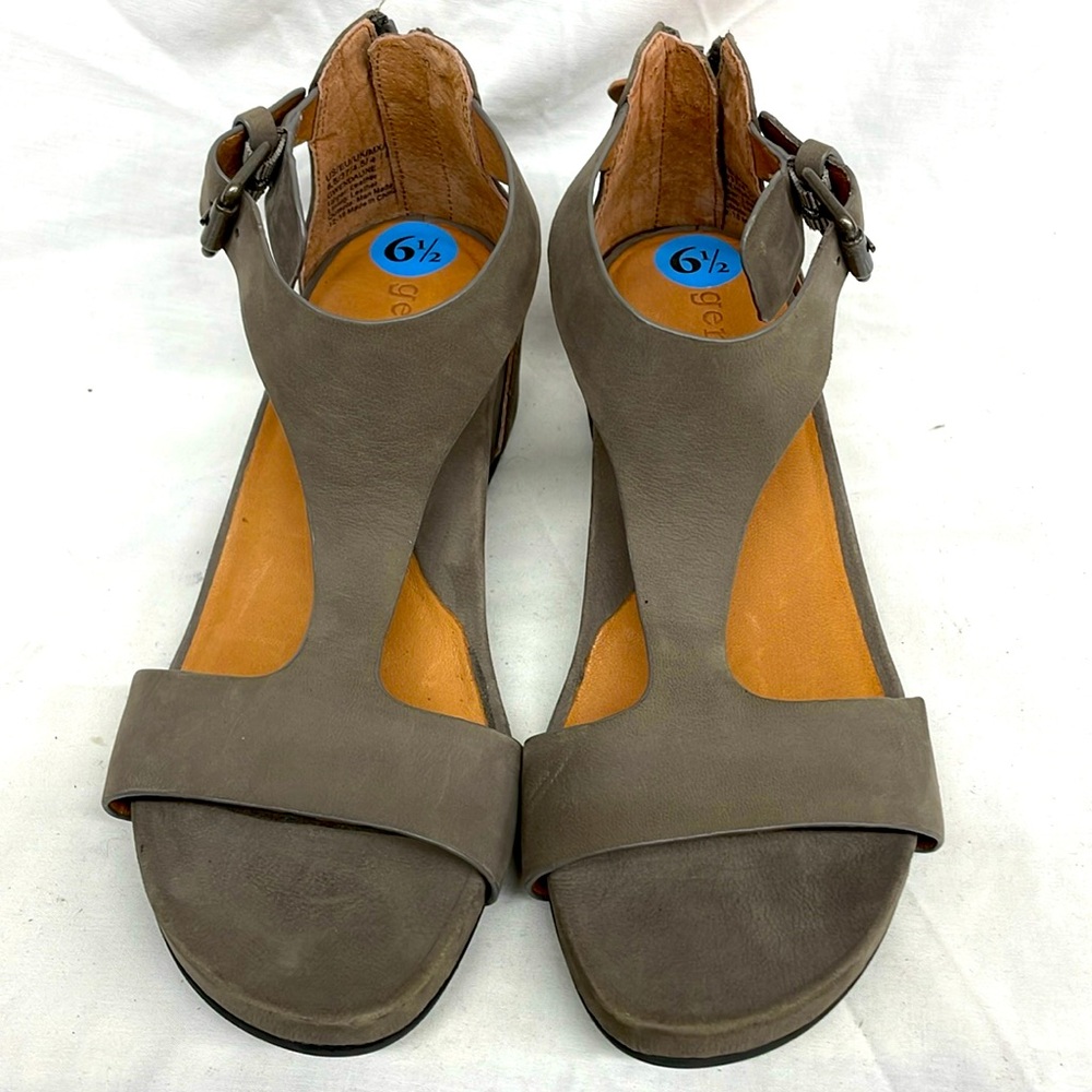 GENTLE SOULS - Jalleen Suede Ankle Strap Wedge main image 0